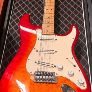 Fender QMT Stratocaster. Mexico 2002. Stunning Burst Quilt Top. Di Marzio Pickups