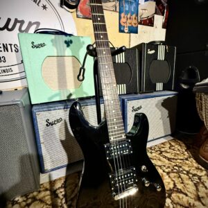 Schecter Diamond Series Omen 6 - electric guitar, gloss black